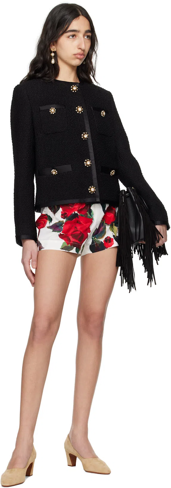 DOLCE & GABBANA Luxurious Wool Silk Jackets In Black