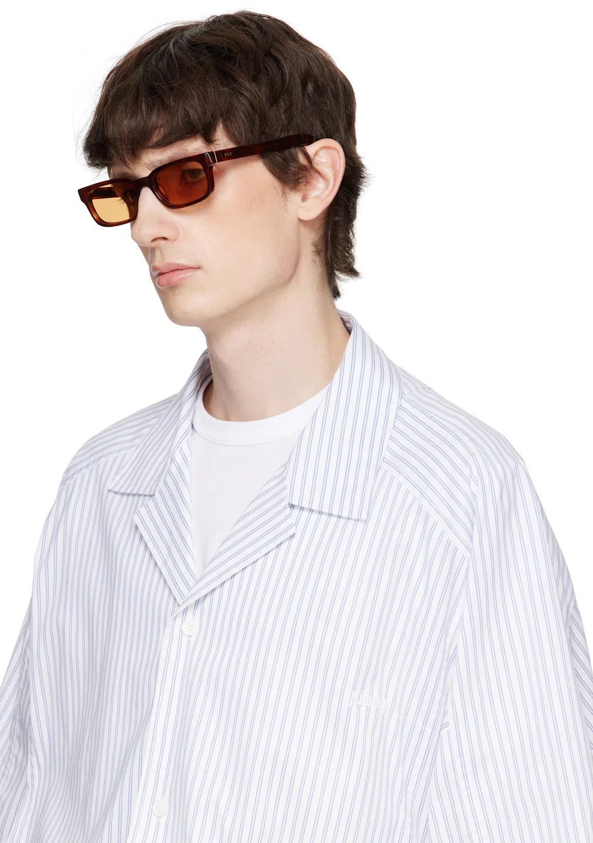 RETROSUPERFUTURE Brown Gesto Sunglasses In Havana Diversa