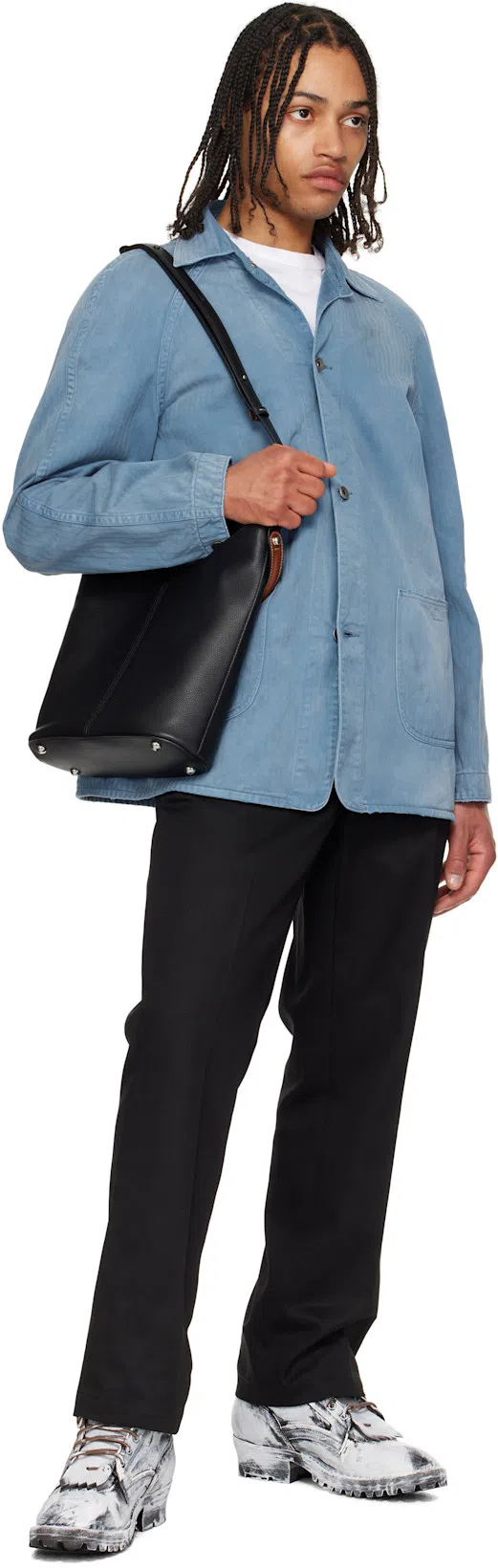 MAISON MARGIELA Distorted Logo T-shirt In White