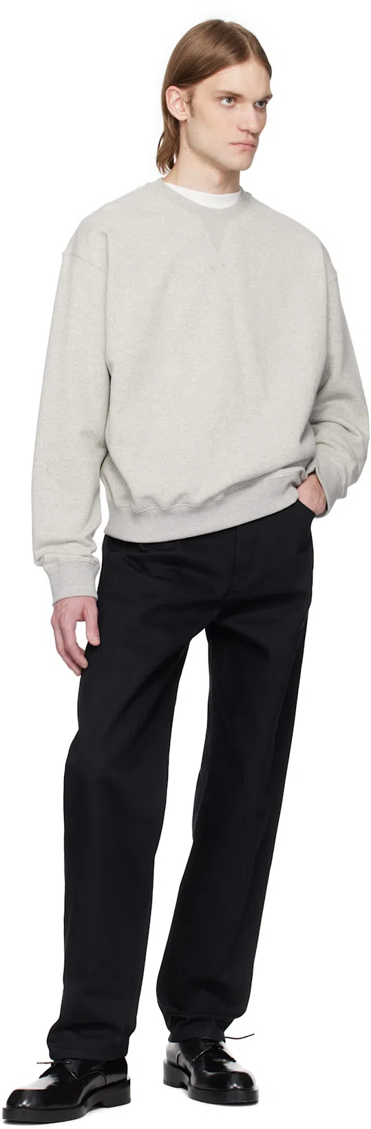 JIL SANDER Relaxed-fit Black Denim Pants With Five-pocket Design