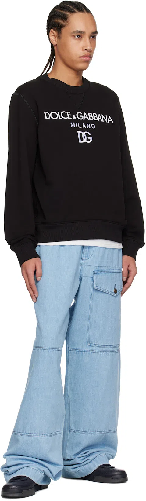 DOLCE & GABBANA Portofino Yatch Low-top Sneakers In Black