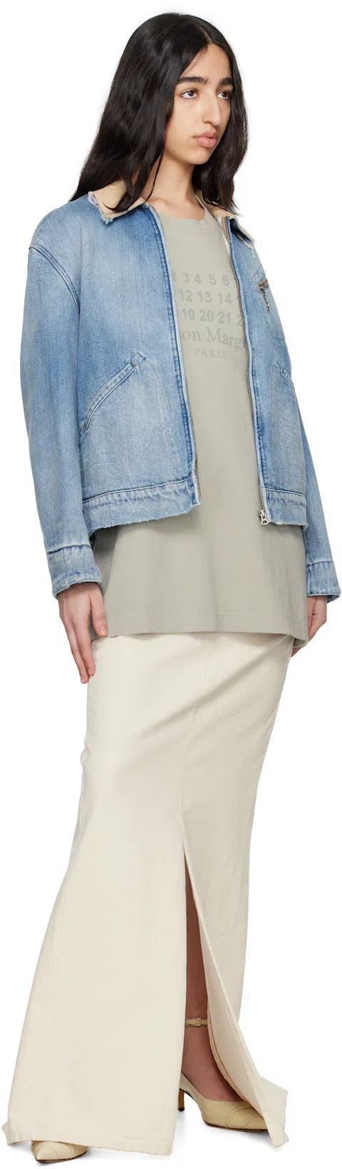 MAISON MARGIELA Women's Denim Jacket In Blue