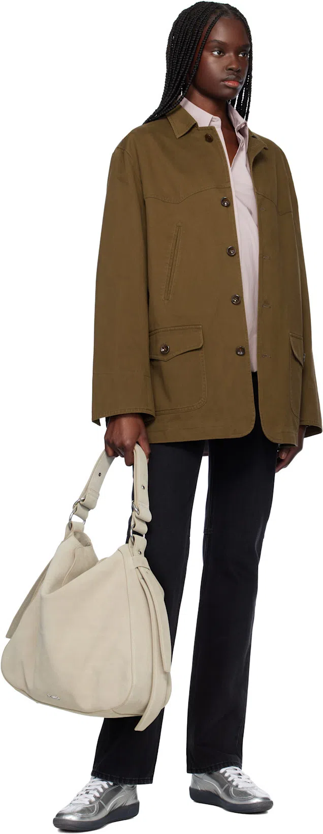 JACQUEMUS Le De-nîmes Court Flared Cropped Jeans In Black