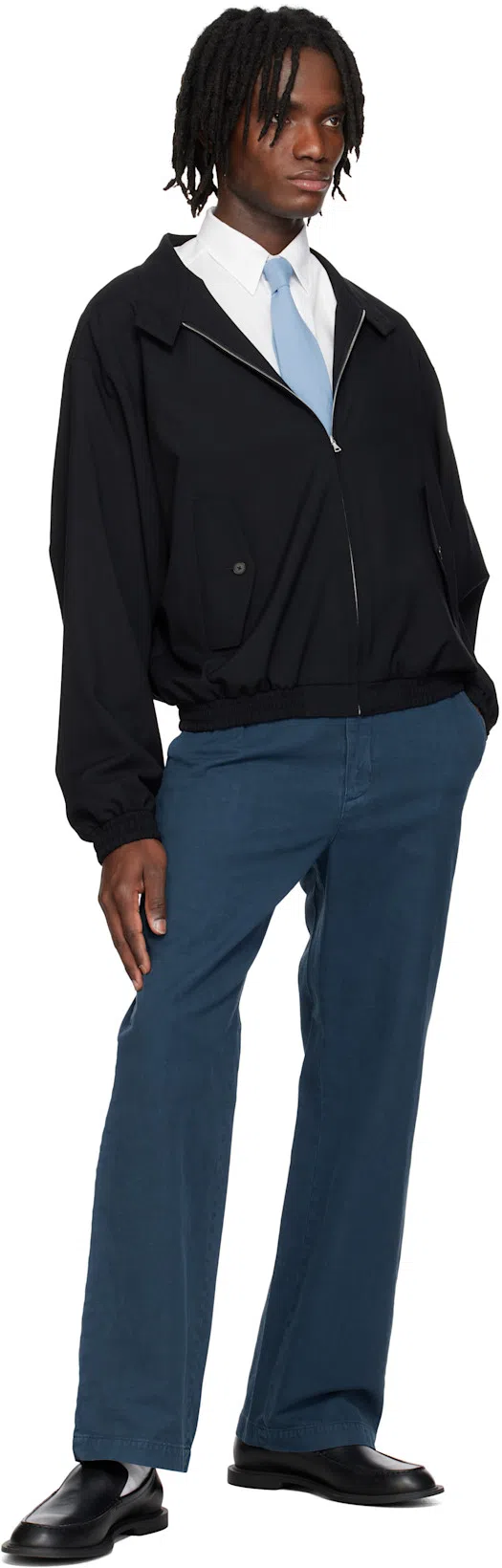 THE ROW Nic Loafers In Black