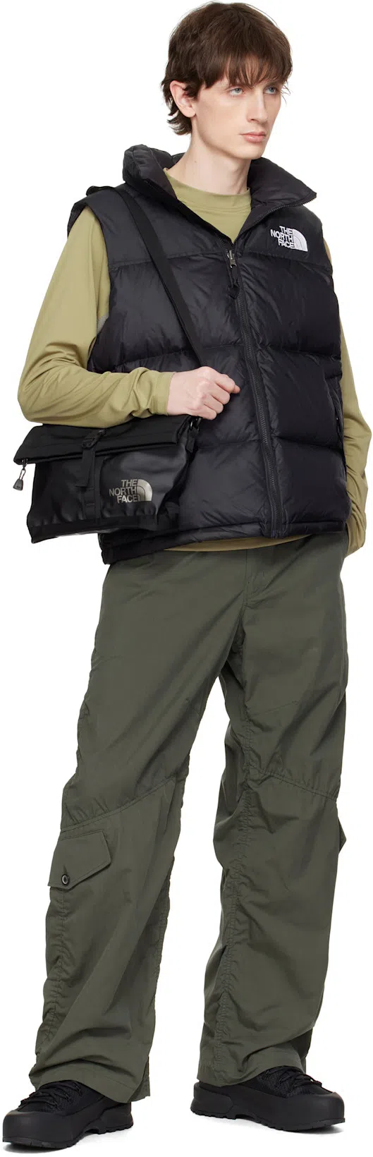 THE NORTH FACE Men's 1996 Retro Nuptse Vest In Black In Nero Neri E Grigi