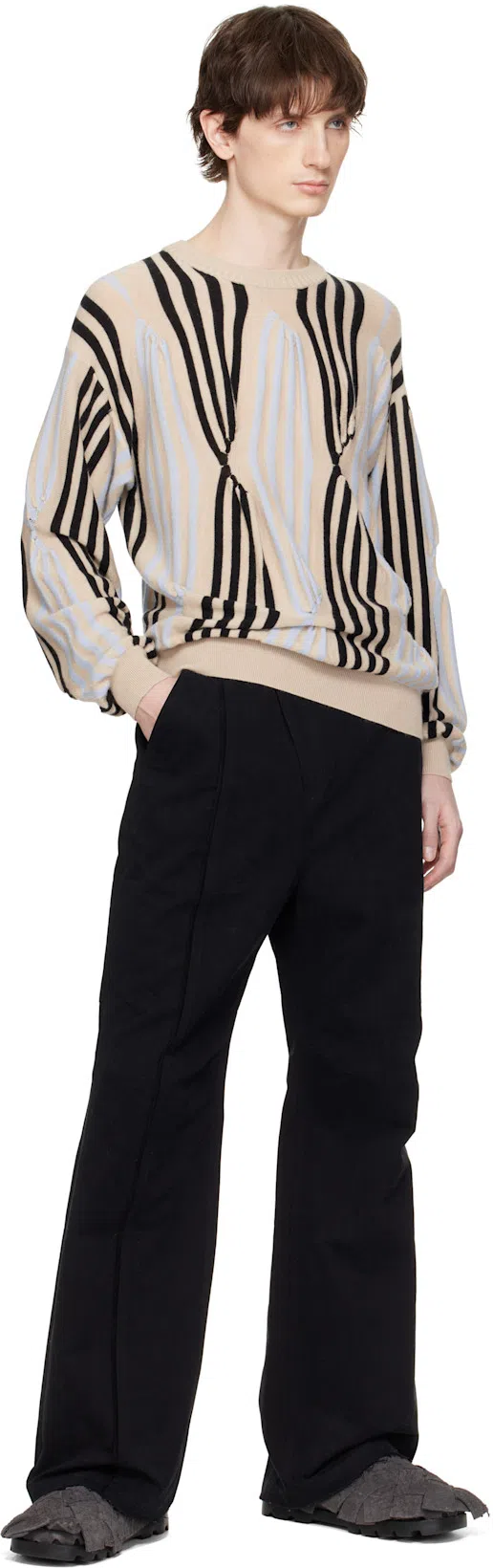 CAMPERLAB Gray Brutus Sandals In Rambler Wintersmoke