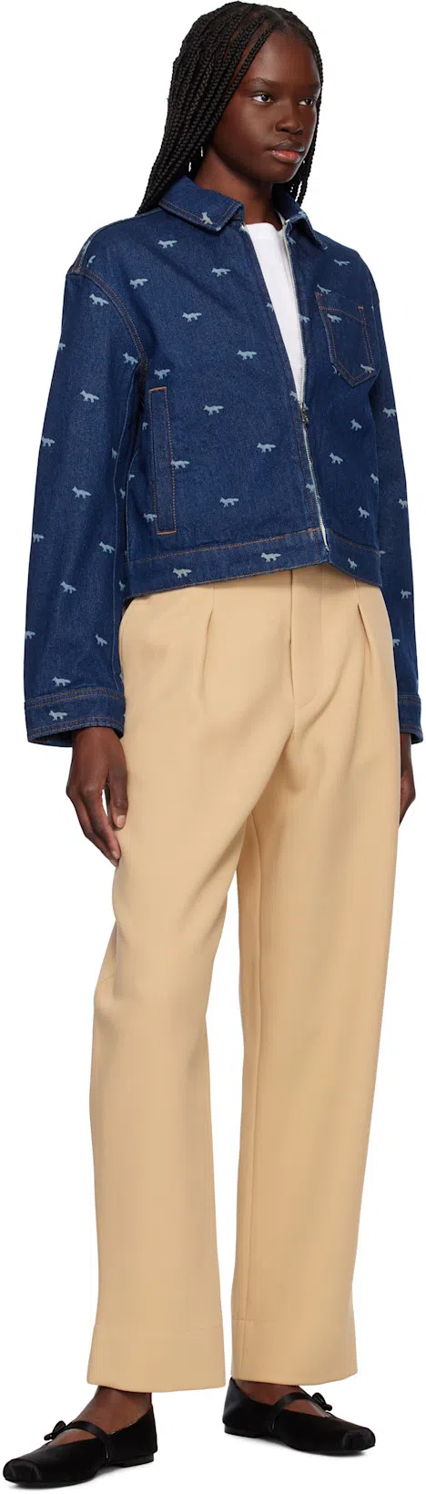 WARDROBE.NYC Beige Hailey Bieber Edition Hb Trousers In Biscuit