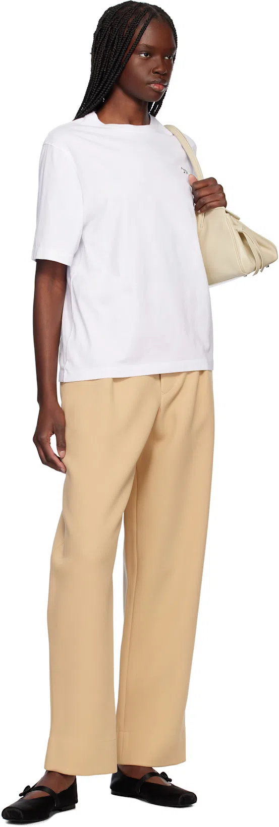 WARDROBE.NYC Beige Hailey Bieber Edition Hb Trousers In Biscuit