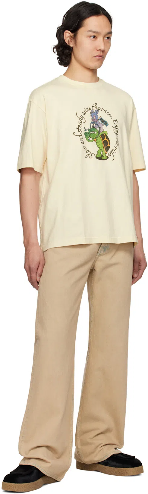 ACNE STUDIOS 1991 Toj Straight Denim Jean In 14l Light Sand