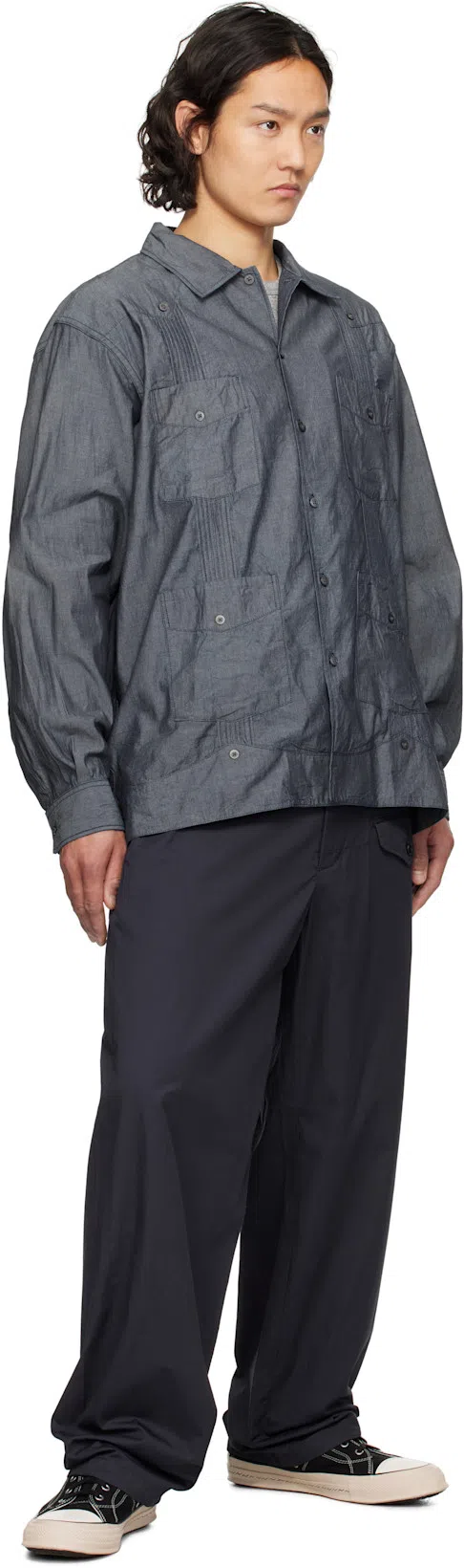 RRL Two-pack Gray Jersey Pocket T-shirts