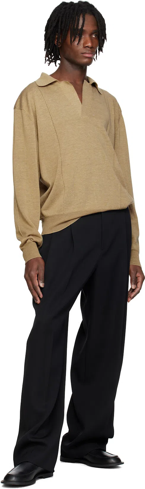 THE ROW Nic Loafers In Black