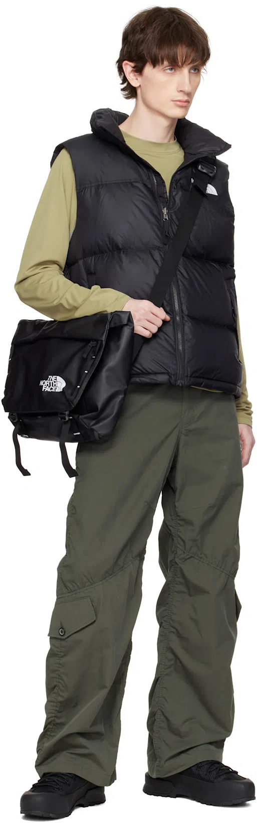 THE NORTH FACE Men's 1996 Retro Nuptse Vest In Black In Nero Neri E Grigi