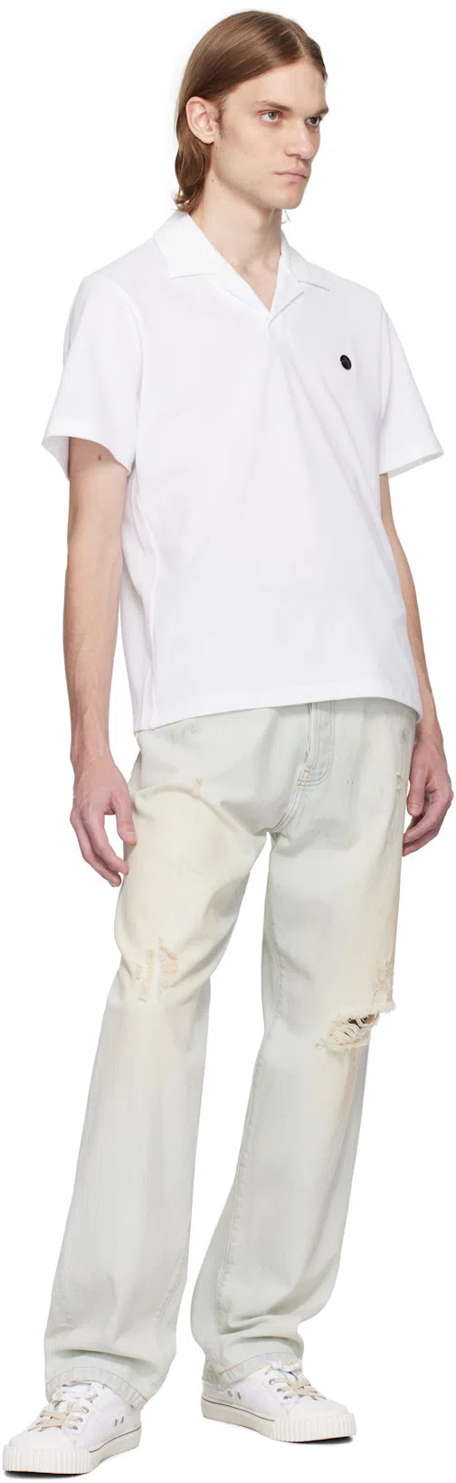 MAISON MARGIELA Off-white Tabi Sneakers In T1003 White