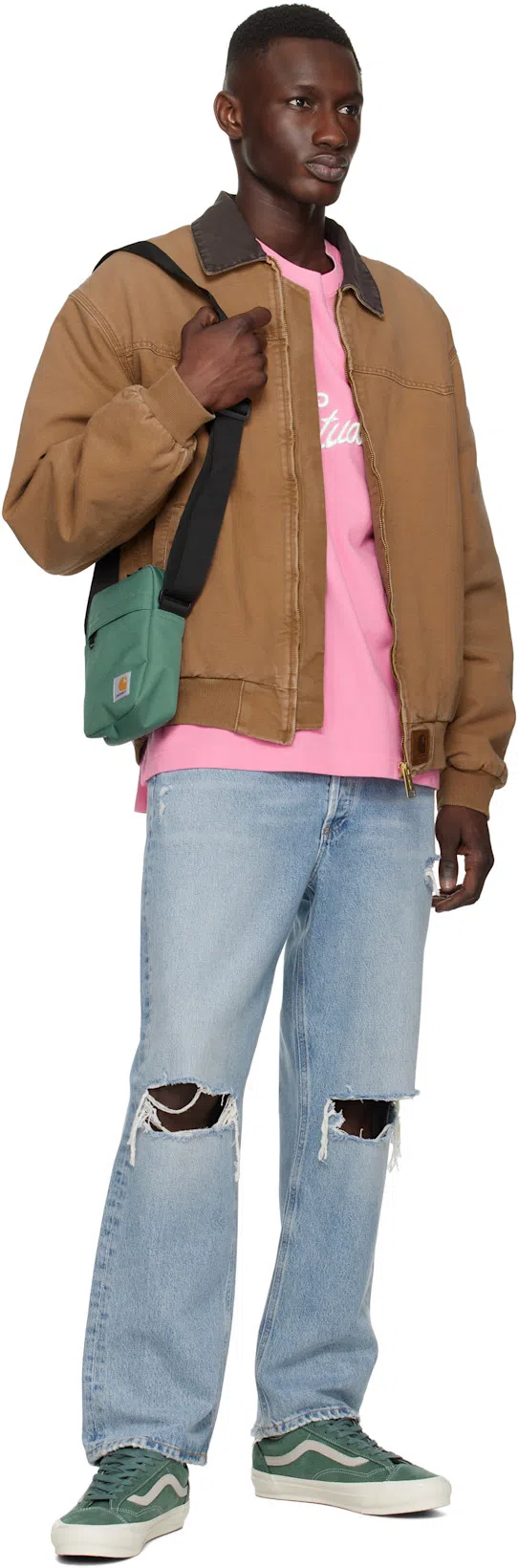 ACNE STUDIOS Man T-shirt Pink Size M Cotton