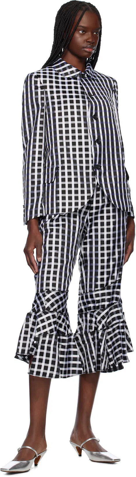 STELLA MCCARTNEY Spur Metallic Pump In Silver