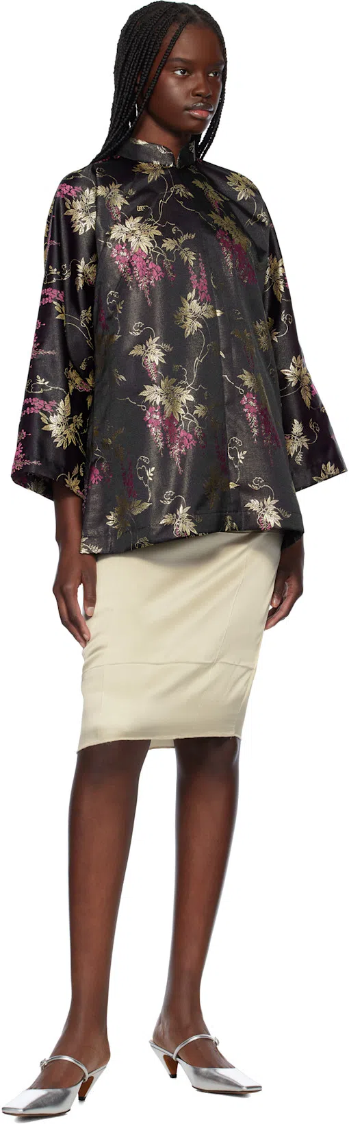 STELLA MCCARTNEY Spur Metallic Pump In Silver