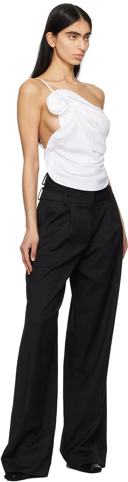 KHAITE Eva Peep-toe Leather Pumps In Black