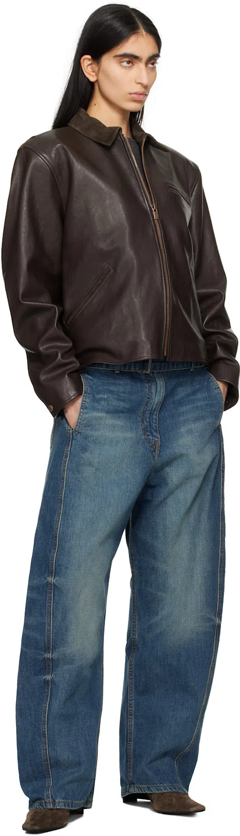 KHAITE Ona Ankle Boots In Multi