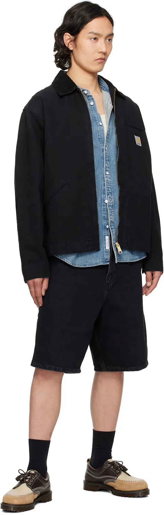 CARHARTT Og Detroit Dearborn Jacket In Black