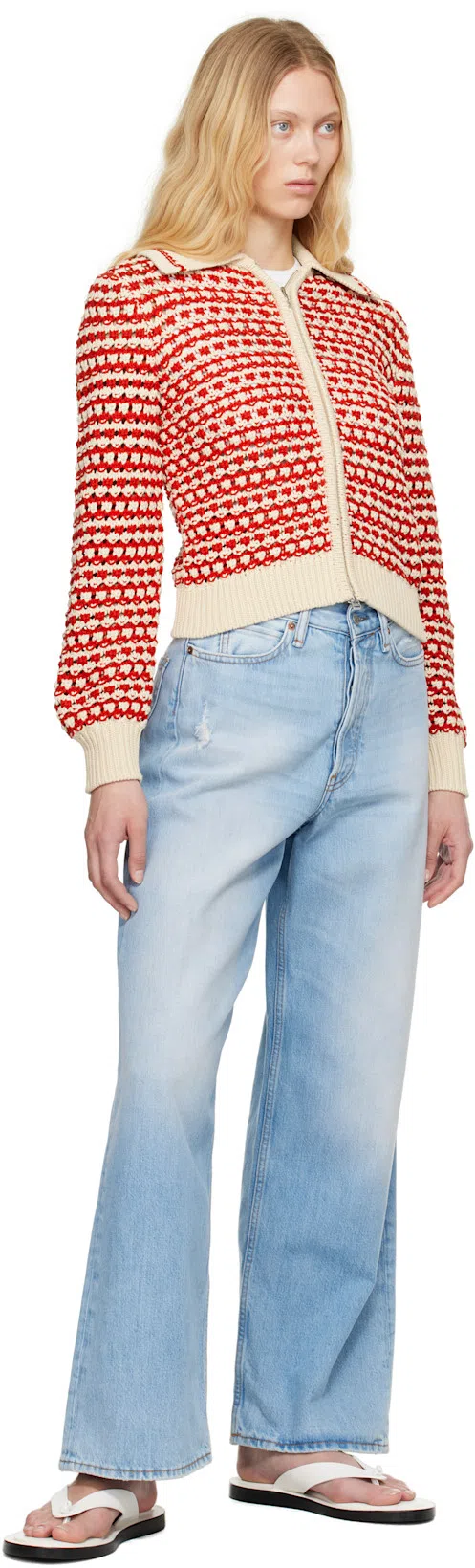 ACNE STUDIOS Blue 1981f Jeans In Clear Blue