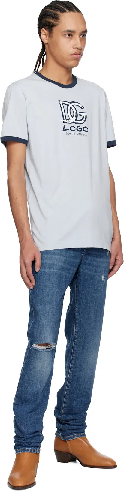 VALENTINO GARAVANI Tan Pat Boots In Qsn Roasted Pecan