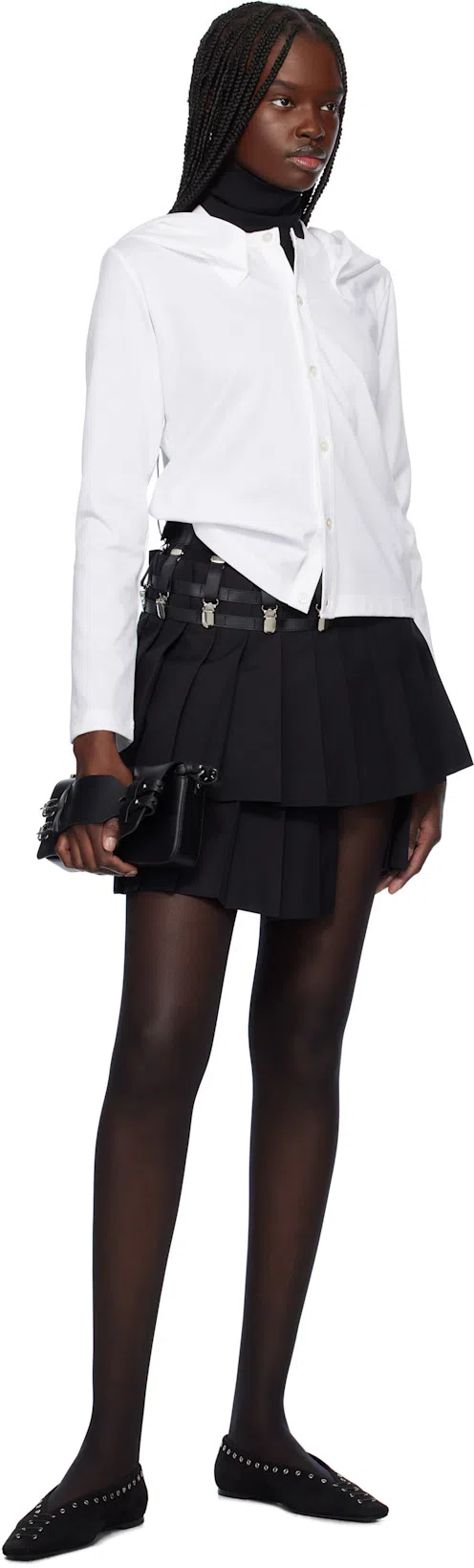 OUR LEGACY Black Declined Heels In True Dye Black