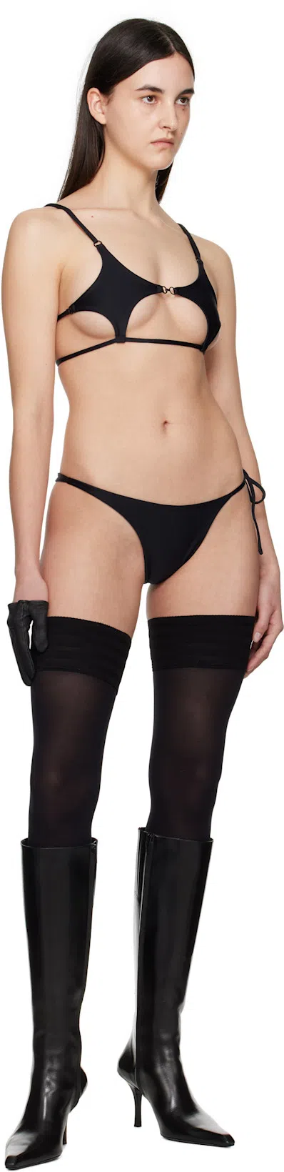 ALEXANDER WANG Black Vivica 85mm Knee-high Tall Boots