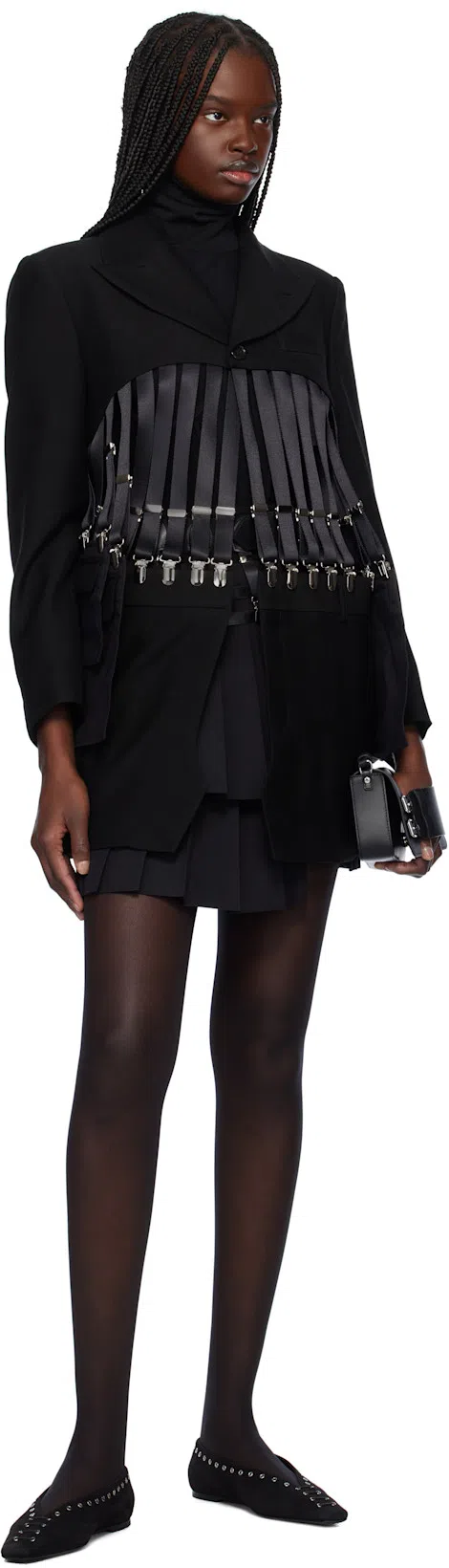 OUR LEGACY Black Declined Heels In True Dye Black