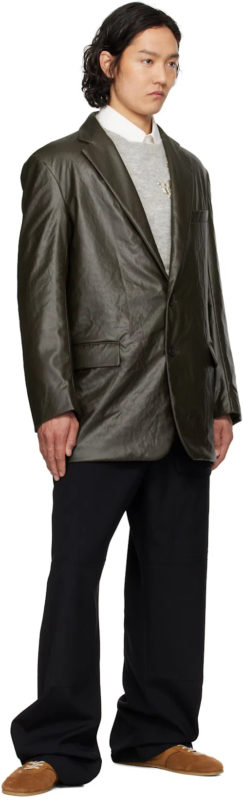 DRIES VAN NOTEN Blue Pannoch Pants