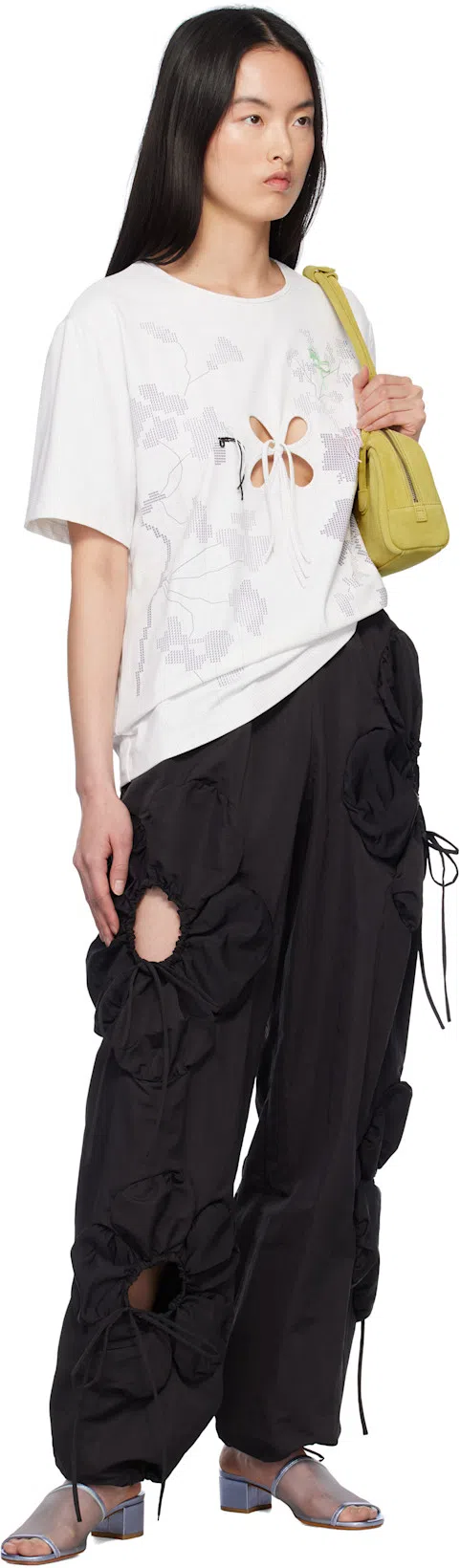 MARYAM NASSIR ZADEH Blue Sophie Heeled Sandals In 137 Iris Metallic Ca