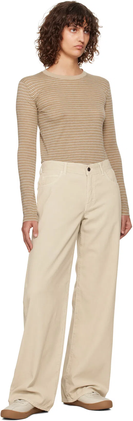 THE ROW Deportiva Lona Suela Goma Crud In White