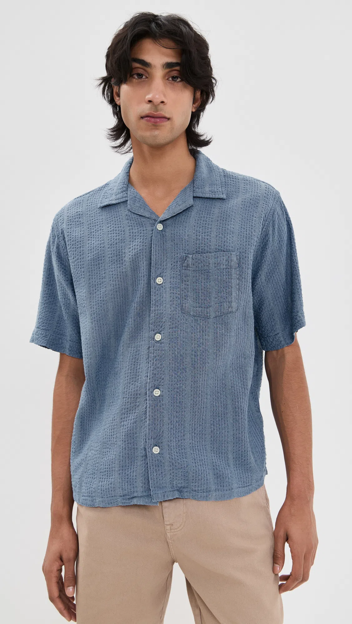 MADEWELL Allday Garment Dyed Cotton T-shirt In Black Coal