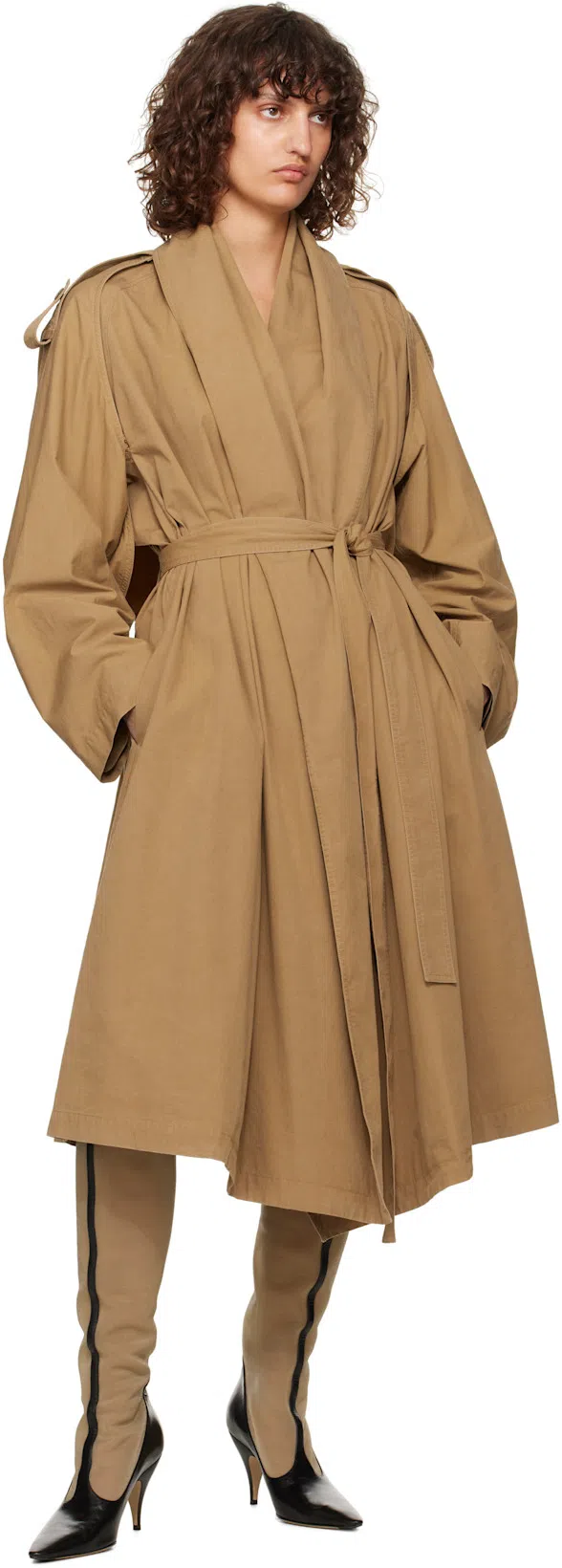 THE ROW 85mm Mesh High Boots In Black