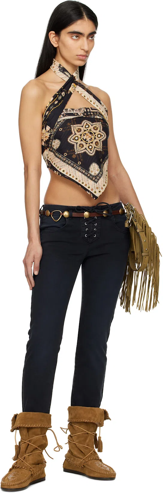 ISABEL MARANT Women Caramel Suede Winki Boots In Brown