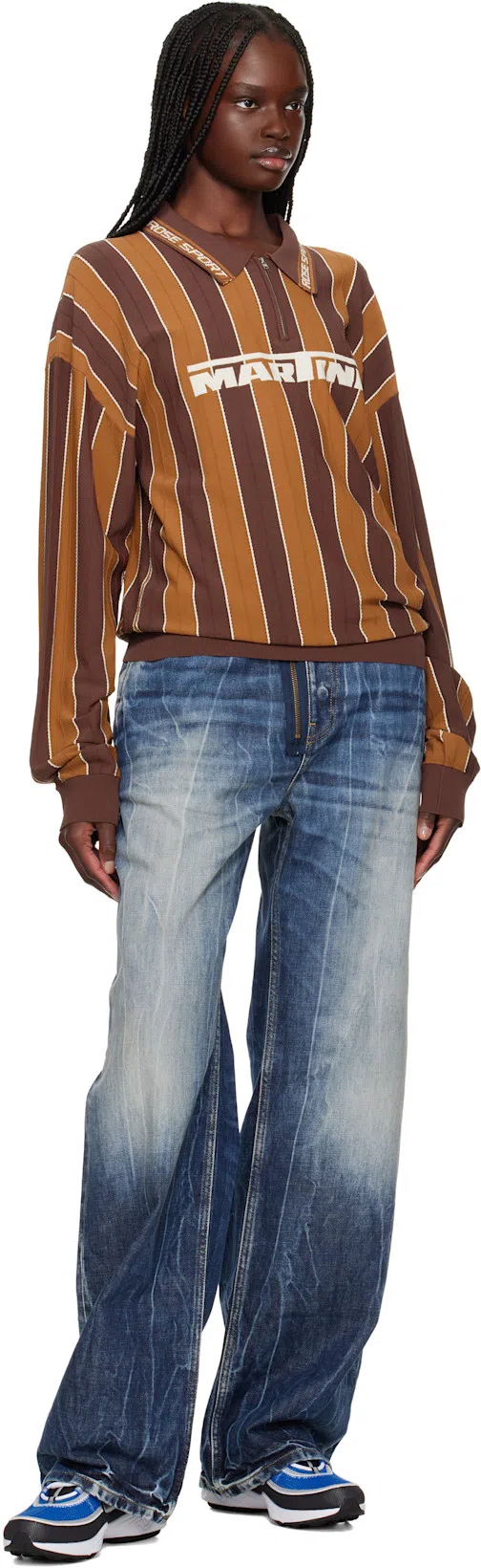 NIKE Zoom Spiridon Sp Air Mesh Sneakers In Blue