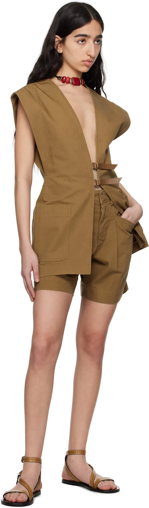 ISABEL MARANT Shorts Fairy In Brown