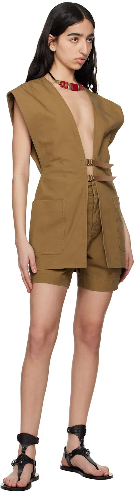 ISABEL MARANT Shorts Fairy In Brown
