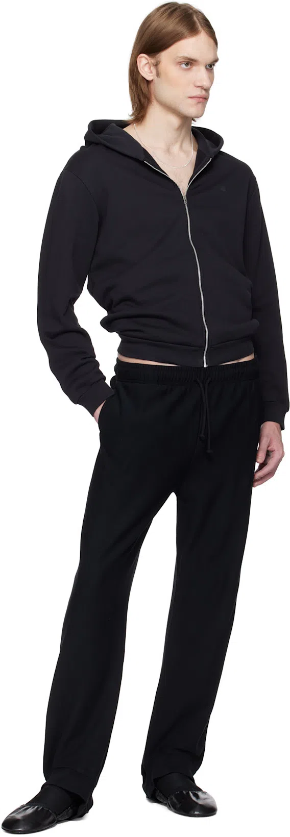 RICK OWENS Black Hollywood Performa Sunglasses In 0909 Black/black