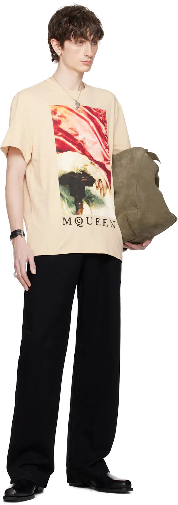 ALEXANDER MCQUEEN Mcqueen 'skull' Jeans In Black