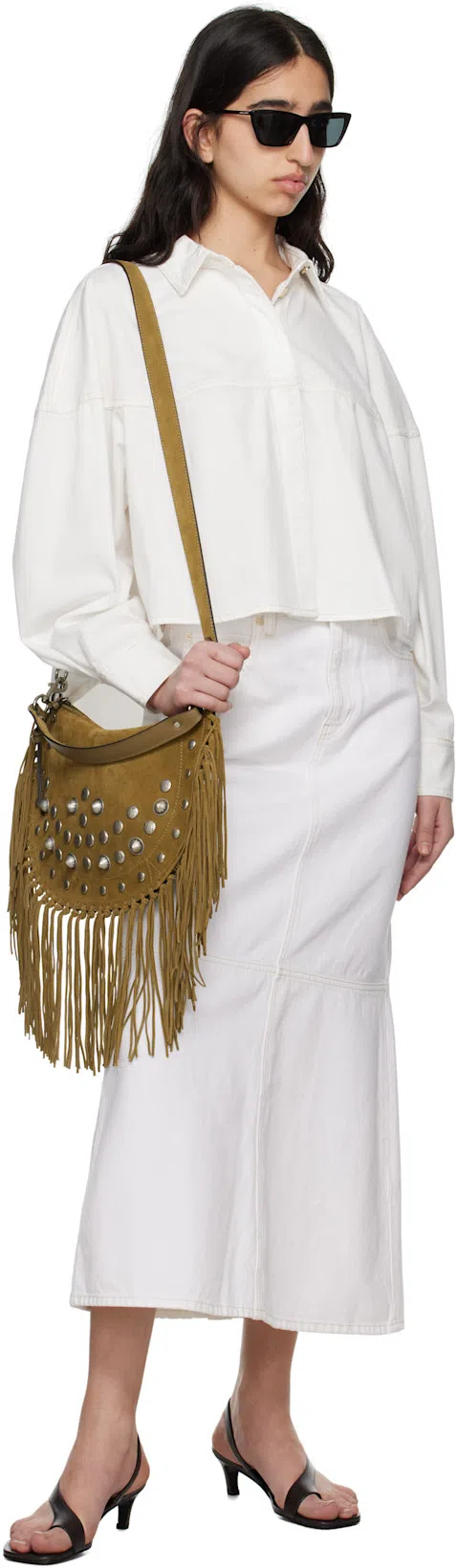 TOTÊME Toteme Kitten Heel Slingback Sandal In Black