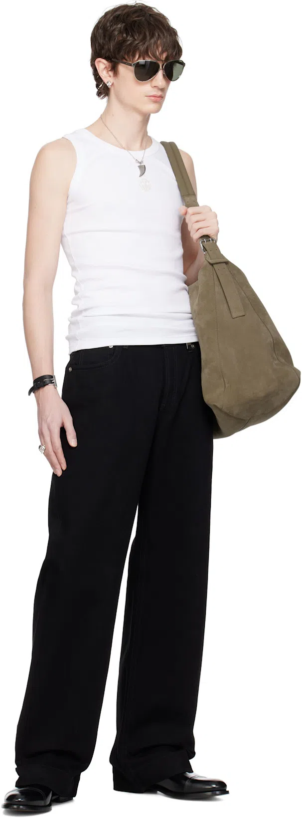 FERRAGAMO Perforated Leather Derby Shoes In Black