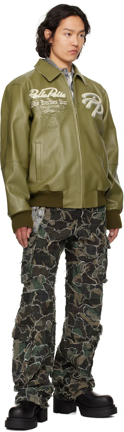 RICK OWENS Chunky Sole Ankle Boots With Elastic Panels In Black