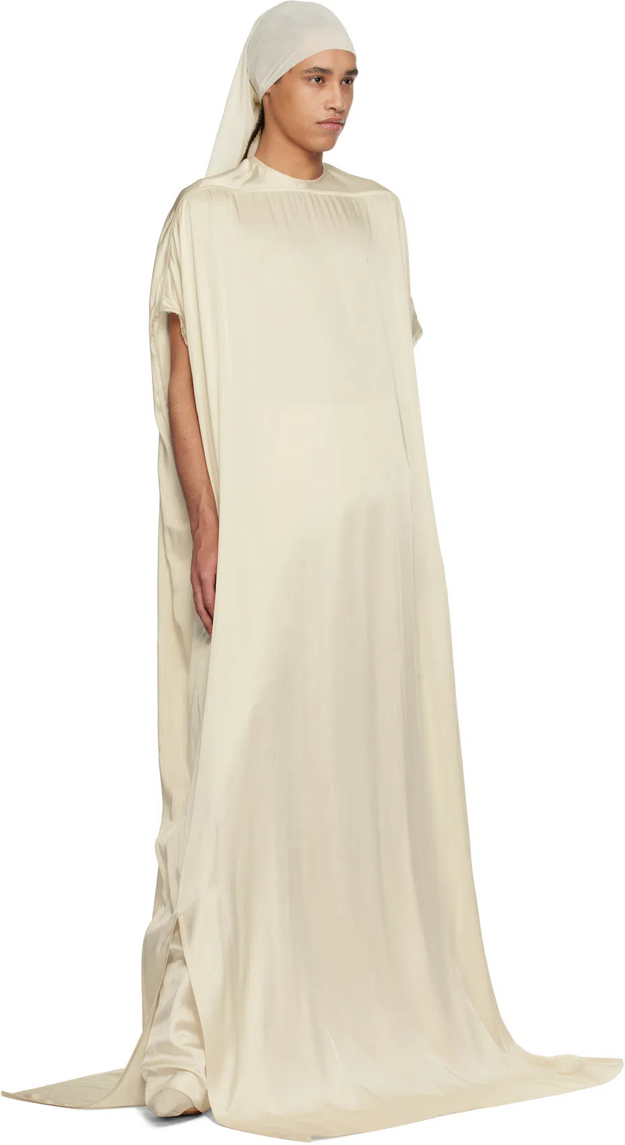 RICK OWENS Off-white Concordians Taco Kiss Boots