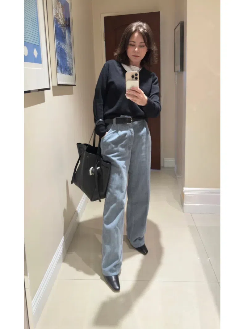 THE ROW Hook Ns Large Leather Tote Bag In Black