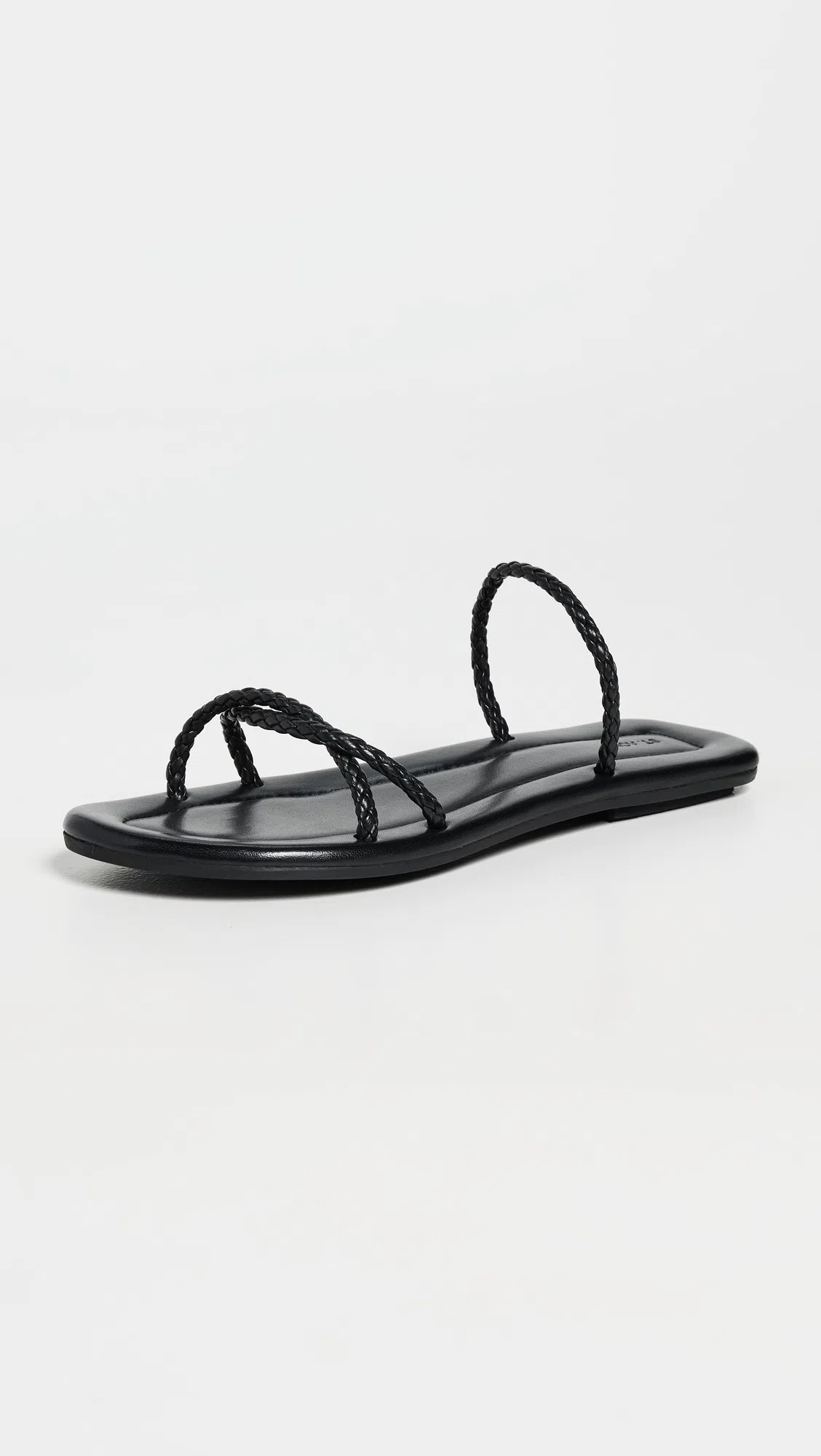ST AGNI Woven Rope Slide In Black