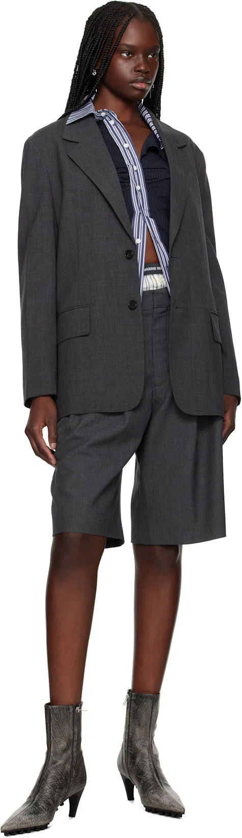 OTTOLINGER Deconstructed Shirt In Blue