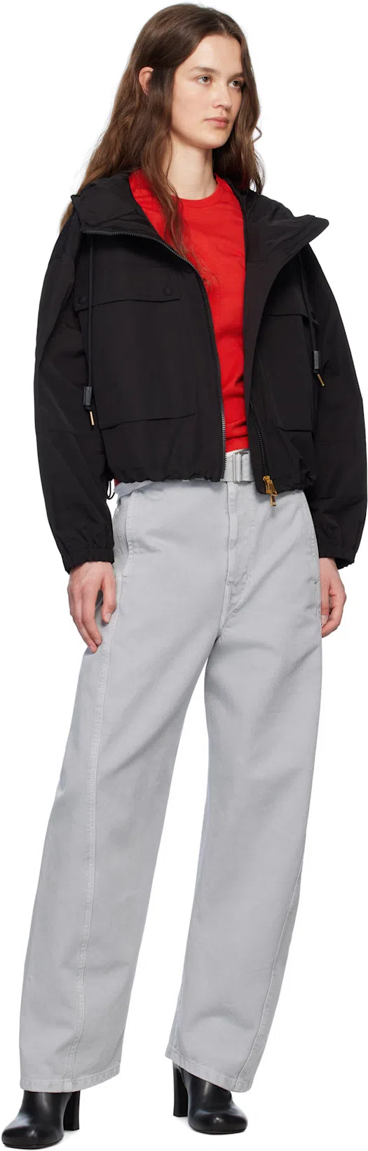 THE ROW Ribbed Texture Tank Top With Button Detail In White