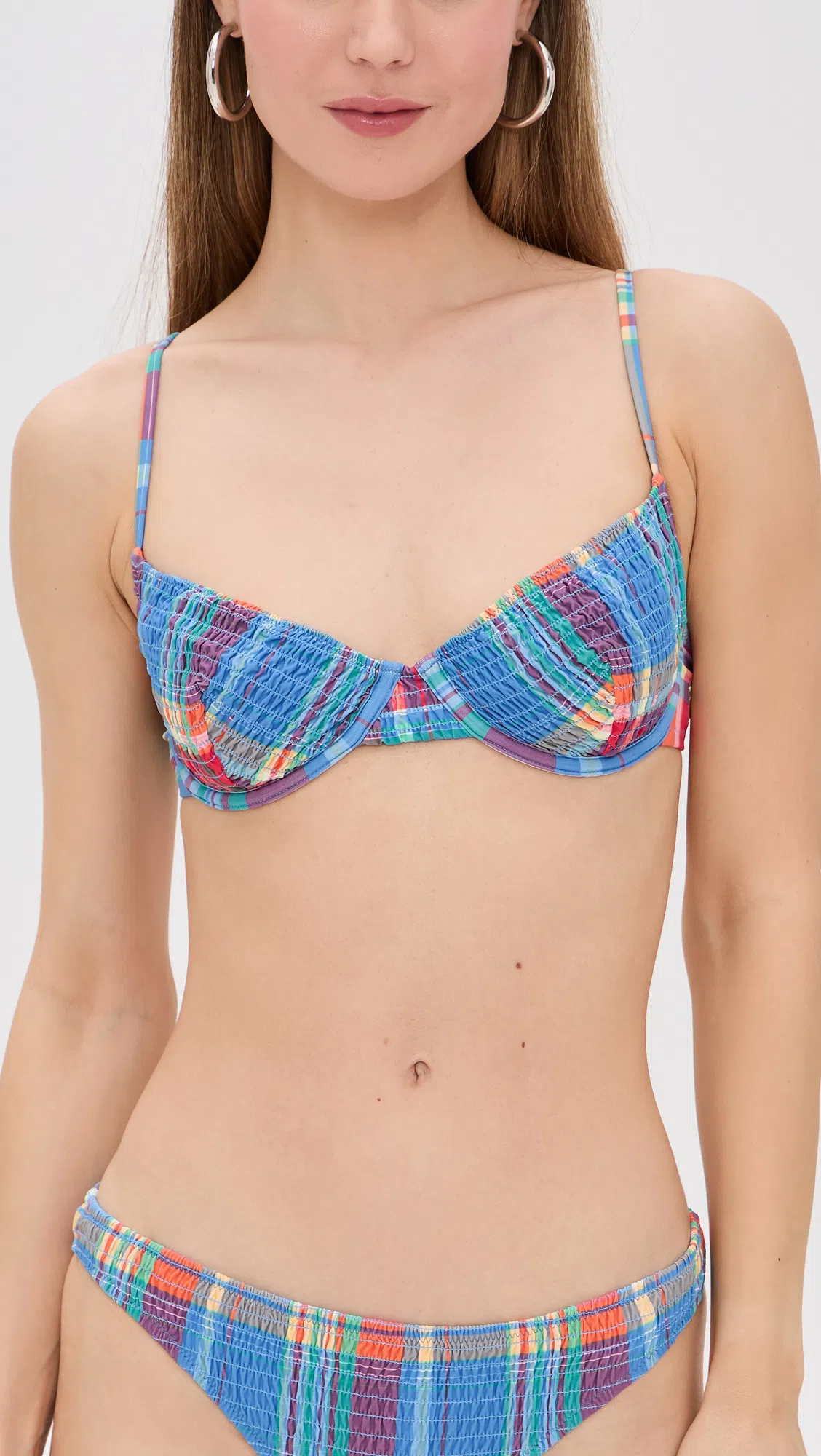 POLO RALPH LAUREN Devin Hipster Bikini Bottoms In Blue Multi