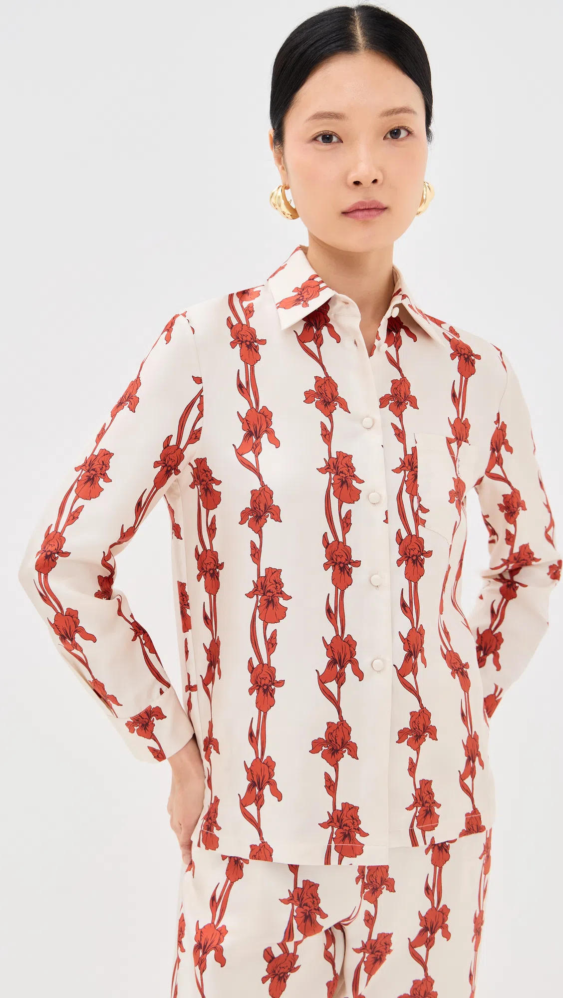 LA DOUBLEJ La Double J Woman Pants Ivory Size M Silk In Neutral