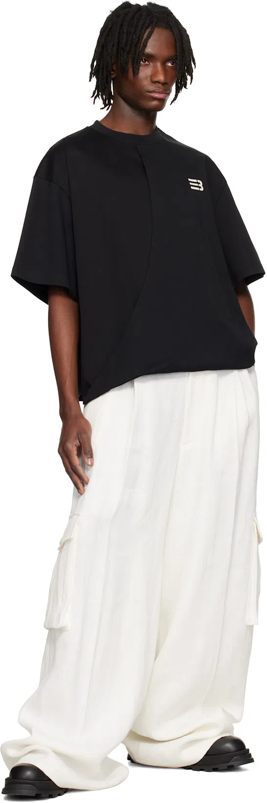 JIL SANDER Man Ankle Boots Black Size 8 Leather